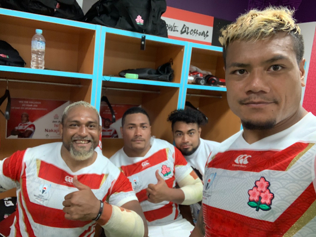 RWC2019 トンガ代表選手 サインTシャツ