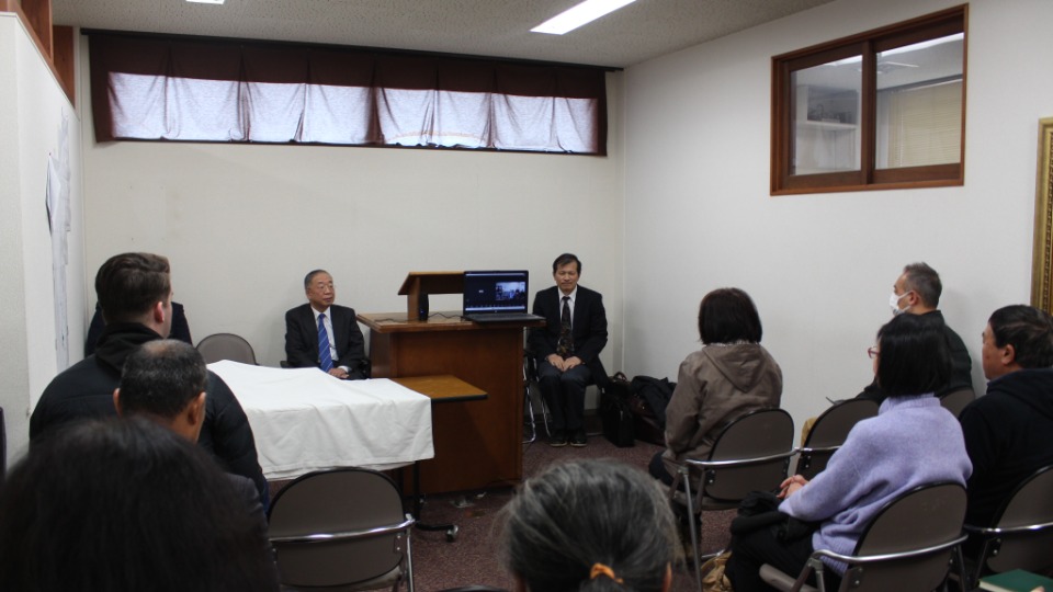 January 7 Sacrament Meeting at the Nanao Branch in the affected area