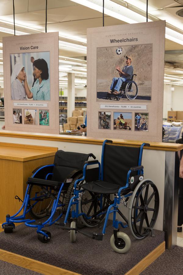 Humanitarian Services wheelchairs